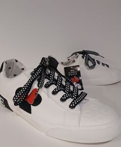 Disney White and Black Sneakers Womens 9 NWT
